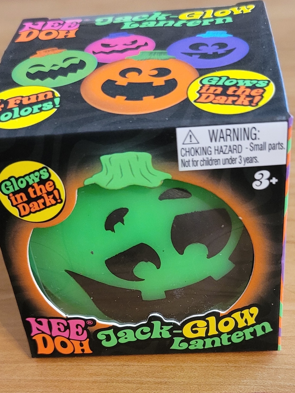 NIB Needoh Jack-Glow Lantern - Green